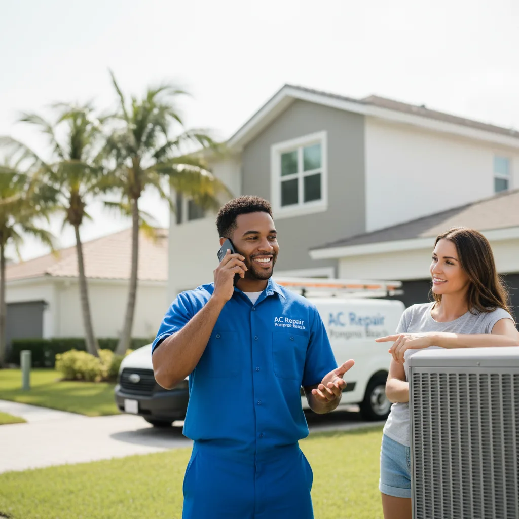 AC Repair Pompano Beach customer support in Brocton